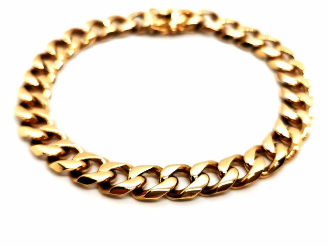 Bracelet Bracelet Maille gourmette Or jaune 58 Facettes 1696336CN