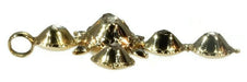Gold cross pendant with diamonds 58 Facettes 12284-0023