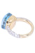 Ring 52 POMELLATO - “Nudo maxi” ring Yellow gold Topaz Diamond 58 Facettes 080591