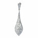 Belle Epoque / Art Deco Diamond Pendant Pendant 58 Facettes 23283-0140