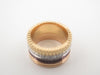 Ring 51 BOUCHERON ring four classic wide 18k gold 0.51ct 58 Facettes 254584