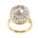 Bague 54 bague de fiançailles diamant taille rose 58 Facettes 23251-0317