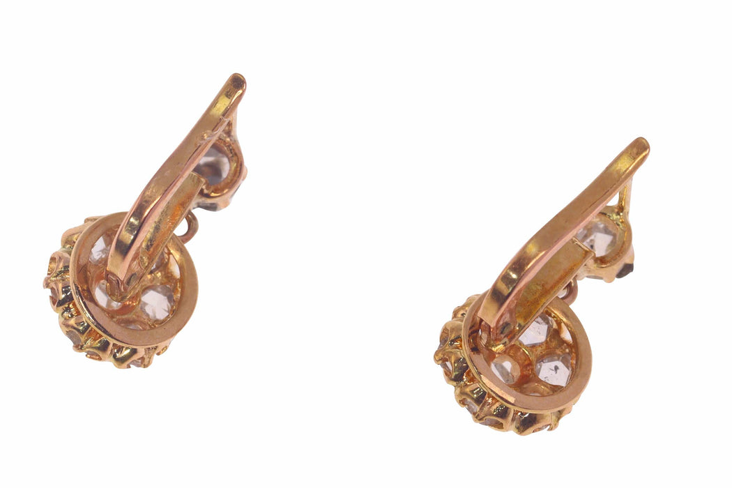 Boucles d'oreilles Boucles d'oreilles diamant taille rose 58 Facettes 22130-0128