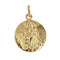 Pendentif Médaille scapulaire or jaune signée Lasserre 58 Facettes CVP87