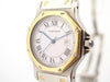 Vintage watch CARTIER santos octagonal watch 30 mm gold & steel automatic 58 Facettes 253775