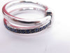 Ring 55 POMELLATO together ring double ring 18k white gold sapphire 58 Facettes 254410