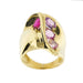 Bague 52 Bague large saphirs roses et rubis 58 Facettes 33533