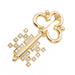 Brooch Key Brooch Yellow Gold Diamond 58 Facettes 2238634CN