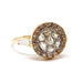 Ring Old yellow gold & platinum diamond ring 58 Facettes