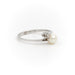 Ring 51.5 Toi & Moi Ring White gold Pearl 58 Facettes 1653929CN