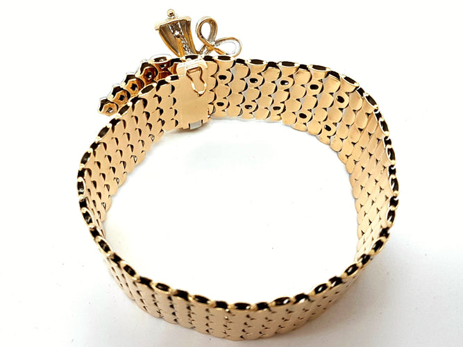 Bracelet Bracelet Manchette Or rose Diamant 58 Facettes 00213CN