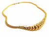 Necklace American mesh necklace Yellow gold 58 Facettes 1588583CN