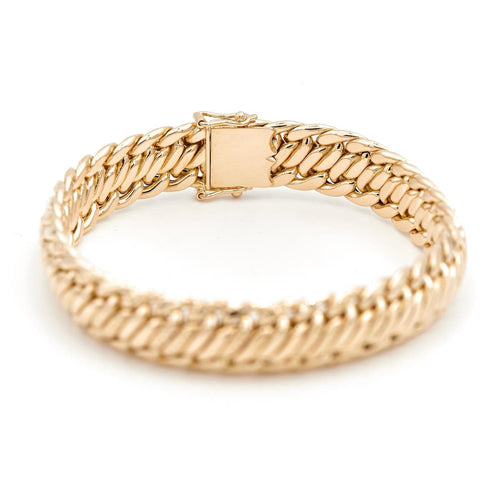 Bracelet Bracelet Maille gourmette Or jaune 58 Facettes 2041084CN