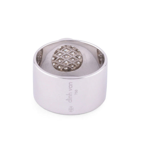 Bague Bague Dinh Van "Anthea" Or Gris 58 Facettes