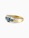 Bague 52 Bague Trilogie Saphirs Diamants 58 Facettes