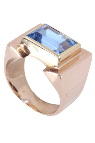 Bague BAGUE TANK TOPAZE 58 Facettes 071191