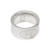 Ring 53 Hermès “Eclipse Ruban” ring in silver. 58 Facettes 30731