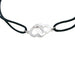 Bracelet Dinh Van bracelet, “Double Hearts R9”, white gold. 58 Facettes 31221