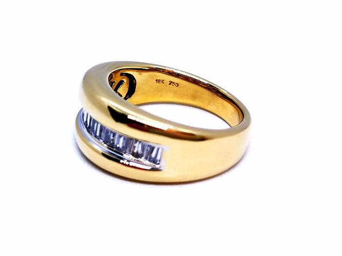 Bague 55 Bague Or jaune Diamant 58 Facettes 978895CN