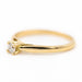 Ring 53 Solitaire Ring Yellow Gold Diamond 58 Facettes 2210091CN