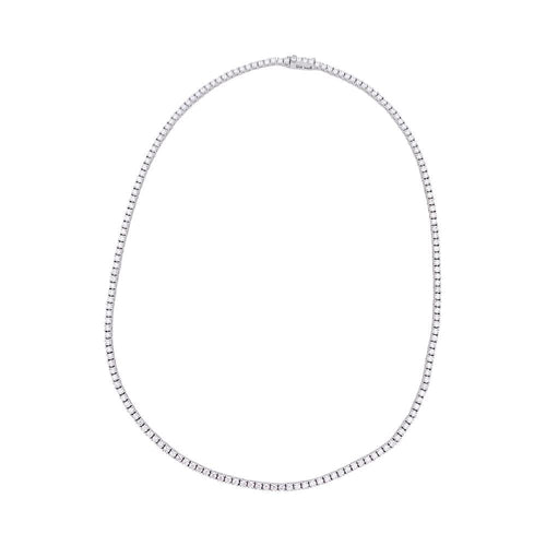 Collier Collier rivière en or blanc, diamants. 58 Facettes 33220
