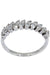 Bague DEMI-ALLIANCE DIAMANTS 58 Facettes 046861