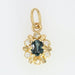 Vintage Sapphire Diamond Pendant 58 Facettes 21-595B