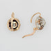 Earrings 2 gold diamond leverback earrings 58 Facettes 22-448