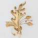 Brooch Oak leaf brooch and its rubies 58 Facettes 14-168