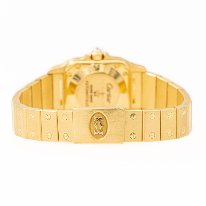 Bracelet Cartier Montre Automatique Santos Or jaune Diamant 58 Facettes 2321649CN