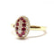 Bague Bague coccinelle en Or jaune, rubis & diamants 58 Facettes