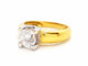 Bague 56 Bague Solitaire Or jaune Diamant 58 Facettes 06314CD