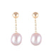 Earrings Dangling earrings Pink cultured pearls 58 Facettes