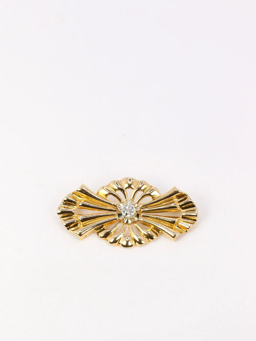 Broche Broche nœud vintage diamant 58 Facettes J78