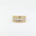 Bague Bague vintage trois ors et diamants 58 Facettes 707