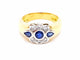 Bague 56 Bague Or jaune Saphir 58 Facettes 00696CN