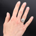 Ring 51 Vintage white gold diamond ring 58 Facettes 21-710