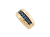 Ring 52 vintage CARTIER odin ring in 18k yellow gold 6 sapphires 58 Facettes 255490