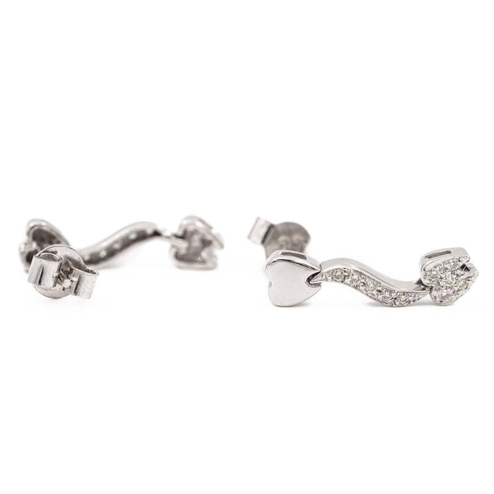 Boucles d'oreilles Boucles d'oreilles Or blanc Diamant 58 Facettes 2363215CN