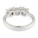 Bague 53 Bague trilogie en or blanc et diamants 58 Facettes G3301