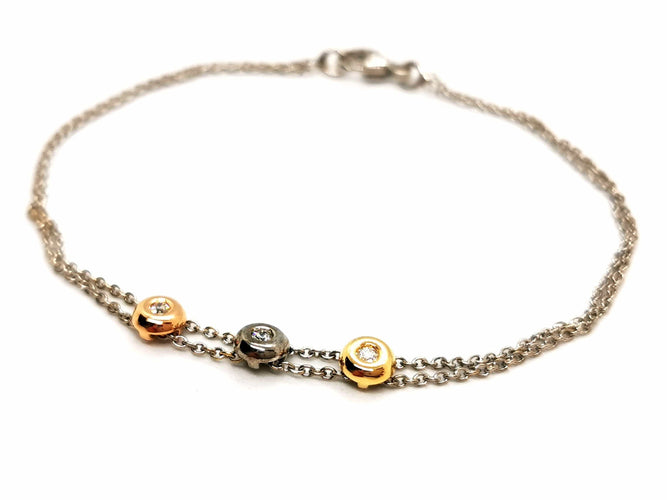 Bracelet Bracelet Or blanc Diamant 58 Facettes 1588588CN