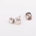 Modern Cut Diamond Stud Earrings 58 Facettes