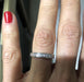 Ring Alliance white gold Diamond Baguettes 58 Facettes 0