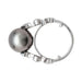 Ring 48 Chaumet ring, “Clarisse”, white gold, Tahitian pearl. 58 Facettes 30824
