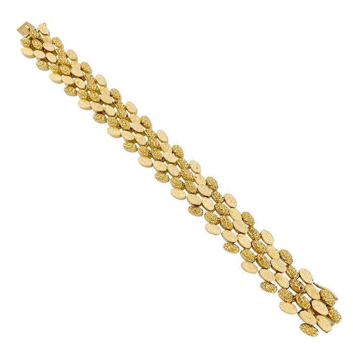 Bracelet Bracelet vintage Mellerio en or jaune. 58 Facettes 32082