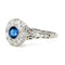 Bague 54.5 Bague Saphir, Diamant, Platine 58 Facettes 16B712E0CBDC4A77B59363FC703F7CA9