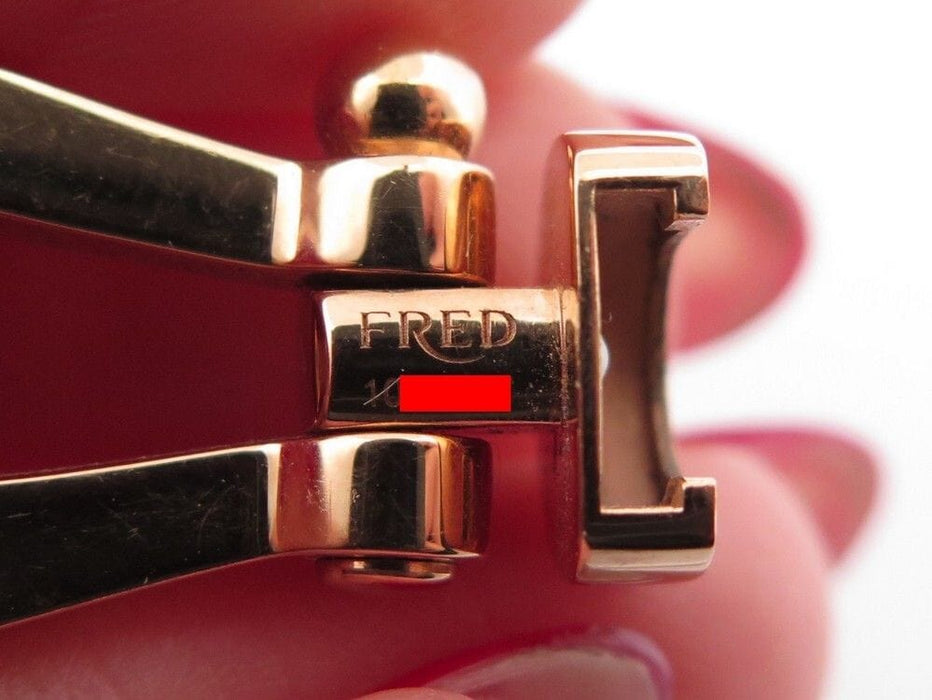 Bracelet bracelet FRED force 10 gm manille nacre & en or jaune 18k 58 Facettes 256724