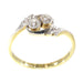Ring 57 Toi et moi, diamond ring 58 Facettes 14009-0086