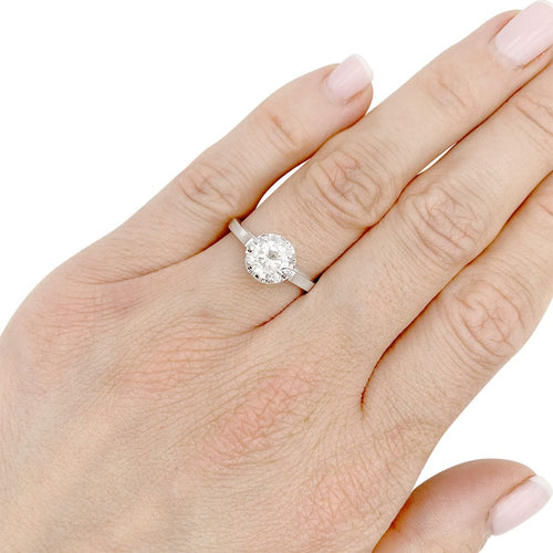 Bague 54 Bague solitaire diamant. 58 Facettes 32533