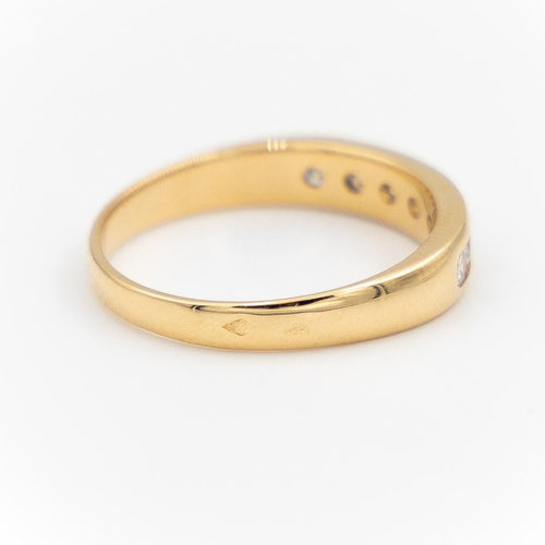 Bague 54 Bague Alliance Or jaune Diamant 58 Facettes 1831804CN